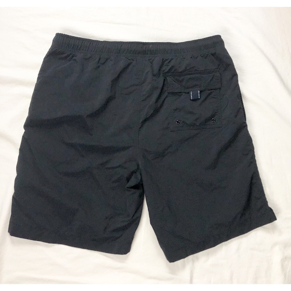 LANDS'‎ END Mens Drawstring Black Shorts Size M (32-34) - Picture 3 of 12